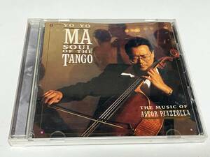 SOUL OF TANGO／ヨーヨー・マ・プレイズ・ピアソラ　リベルタンゴ　天使のミロンガ　カフェ1930　他　11曲収録　チェロ：ヨーヨー・マ　1