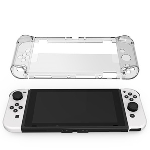 任天堂 ニンテンドー スイッチ 有機el Oled クリアケース 本体カバー 透明 保護 ケース 着脱簡単 防水 防塵 全面保護 耐衝撃 薄型 軽量の画像2