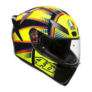 ★50％OFF★展示新品★オリジナルの箱無し(代品対応）K1 AGV JIST TOP - SOLELUNA 2015　Mサイズ（アジアンフィット）