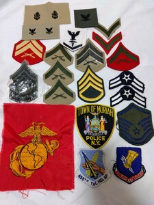 米軍放出品　階級章　ワッペン等