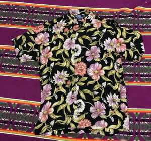Polo Ralph Lauren k Ray тонн искусственный шелк 100% Hawaiian рубашка хороший M