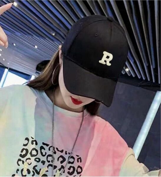 ★SALE★帽子 キャップ 野球帽 Rマーク メンズ レディース ネイビー UV紫外線カット 春夏秋 新品未使用