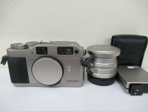 コンタックス　CONTAX　カメラ　G1　45mmレンズ　フラッシュ付　中古 ジャンク G4-56◎