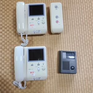 アイホン インターホン テレビドアホン 親機×2 録画ユニット 子機×1 KC-1GRD KC-1HRD KC-16EU KC-DAR TVドアホン 受話器タイプ