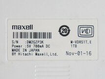 s1732【maxell iVDR-S 1TB カセットHDD＆アダプター セットで】_画像4
