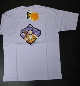 ドラゴンボール 亀仙人 パープル 紫 コットン Tシャツ 半袖 ビッグシルエット