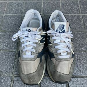 ニューバランス New Balance グレー 474 26.5cm UK８ 中古