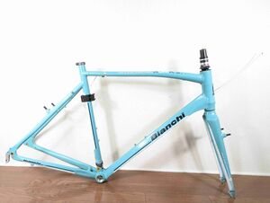 Bianchi Roma 2 57cm　2014モデル　塗装劣化あり フレームセット FR240408A