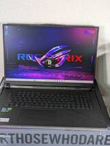 ASUS ROG Strix SCAR 18 G834JY RTX 4090 i9-13980HX ゲーミングノートパソコン　PC240313A_画像1