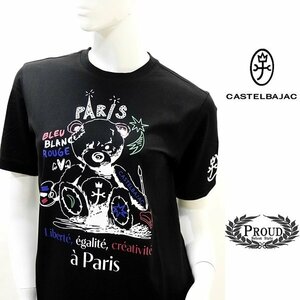 カステルバジャック Tシャツ 半袖 44 13号 レディース ゴルフ タウンウェア Bear 新作24SS 24030321 jc KAs l 7214172119