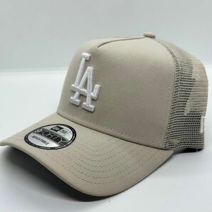 【海外限定】 NEWERA 9FORTY Los Angeles Dodgers ドジャース メッシュ キャップ ストーン ①