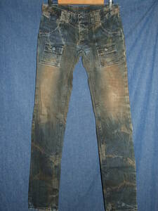 Pledge/ Pledge * mud . Denim bush pants *size 48* beautiful goods * thin tight jeans *