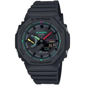 G-SHOCK Multi Fluorescent color 蛍光色デザイン ソーラー Bluetooth アナデジ 反転液晶 ブラック メンズ 腕時計GA-B2100MF-1AJF新品の画像1
