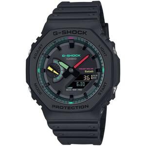 G-SHOCK Multi Fluorescent color 蛍光色デザイン ソーラー Bluetooth アナデジ 反転液晶 ブラック メンズ 腕時計GA-B2100MF-1AJF新品