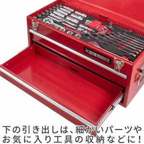 AP ツールセット(74点組) レッド TS194重量:約11kg(工具含む)の画像7