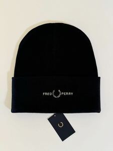 新品 Fred Perry Graphic ビーニー ニット帽 フレッドペリー