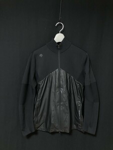 定価24200円 美品◆DESCENTE GOLF デサントゴルフ ハイブリットニットジャケット L