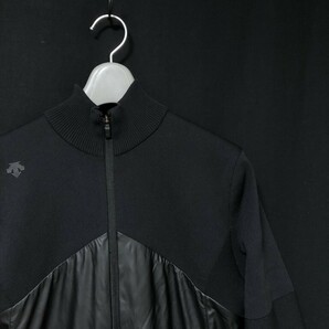 定価24200円 美品◆DESCENTE GOLF デサントゴルフ ハイブリットニットジャケット Lの画像3