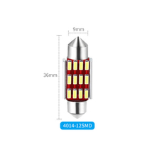 時間限定！特価セール！送料無料！T10 LED ルームライト 37mm ホワイトDC12V 15連 無極性アルミヒートシンク キャンセラー 2個入_画像4