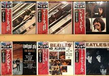 希少★旗帯35枚フルコンプセット★The Beatles /ザ・ビートルズ 大量LPレコード 国旗帯 EAS_画像6