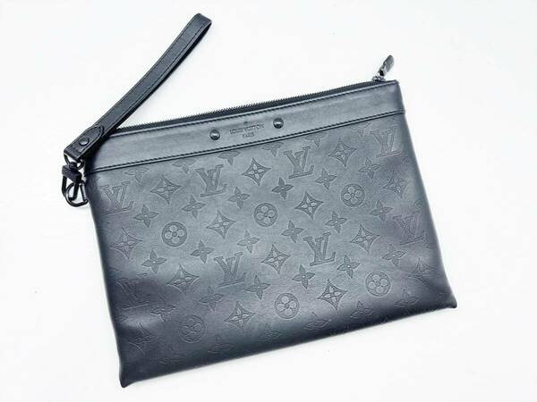 美品　Louis Vuitton　ルイヴィトン　モノグラムシャドウ　ポシェット　 トゥ　ゴー　クラッチバッグ　M81570　RFIDチップ