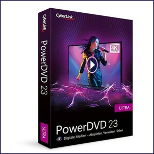 CyberLink PowerDVD Ultra 23.0.1303.62 22上位 2024年最新版 永久版 DL版 Windows