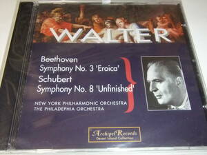 未開封品　ワルター　ベートーヴェン　交響曲第3番（NYPO1949)＋シューベルト　交響曲第8番「未完成」（フィラデルフィアO1947)