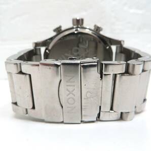 1662■NIXON ニクソン THE51-30 白文字盤 デイト メンズ腕時計 ジャンクの画像7