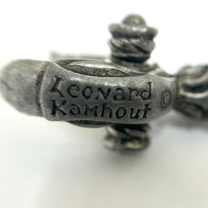 1844■レナードカムホート Leonard kamhout ロンワンズ ブレスレット SV925 全長約13.5㎝ 総重量36.6ｇ ヴィンテージの画像3