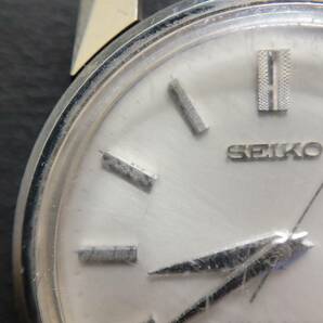 2035■KING SEIKO 44-9990 DIA SHOCK ２５石 キングセイコー クロノメーター 手巻き メンズ 腕時計 獅子メダル メダリオン ジャンクの画像3
