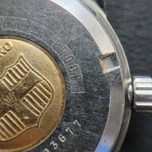2035■KING SEIKO 44-9990 DIA SHOCK ２５石 キングセイコー クロノメーター 手巻き メンズ 腕時計 獅子メダル メダリオン ジャンクの画像8