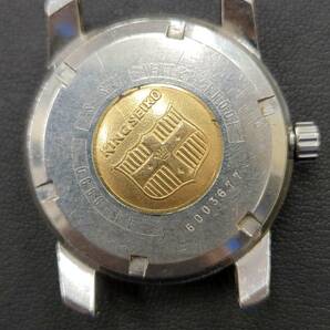 2035■KING SEIKO 44-9990 DIA SHOCK ２５石 キングセイコー クロノメーター 手巻き メンズ 腕時計 獅子メダル メダリオン ジャンクの画像2