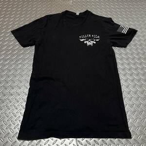 米軍放出品 Tシャツ　 半袖Tシャツ KILLER KILO おしゃれBLACK SMALL (INV J#09)