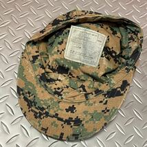 米軍 海兵隊　放出品USMC ウッドランドマーパット キャップ キャンプ アウトドア MEDIUM (INV T22)_画像6