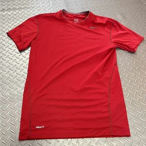 米軍放出品 Tシャツ　NIKE ナイキ アンダーシャツ　ランニング　RED X-LARGE (INV U04)