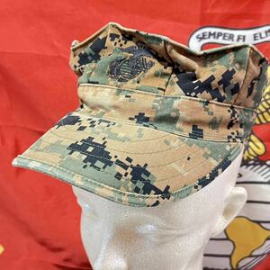 米軍 海兵隊　放出品USMC ウッドランドマーパット キャップ キャンプ アウトドア XXSMALL(INV Y41)