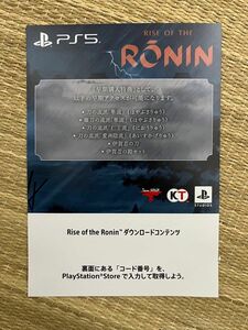 【PS5】 Rise of the Ronin Z version 初回特典