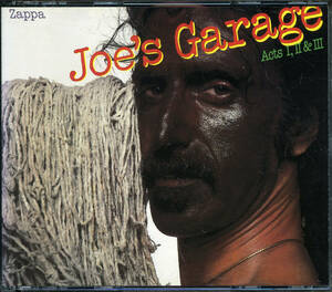 2CD； フランク・ザッパ FRANK ZAPPA／JOE'S GARAGE ACTS I, II & III