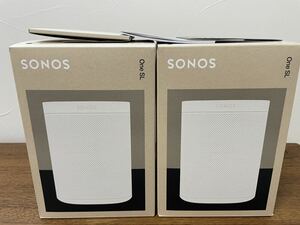 【2台セット】Sonos One SL ONESLJP1 ホワイト WiFI対応スピーカー ソノス