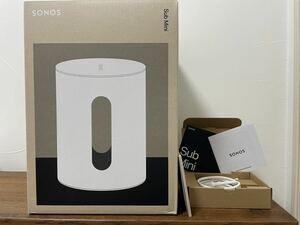 Sonos ソノス サブ Sub Mini ミニ Subwoofer サブウーファー 臨場感あふれるサウンド wifi対応 white ホワイト