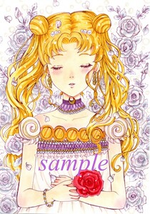 Art hand Auction ☆Handgezeichnete Illustration Sailor Moon Serenity, Comics, Anime-Waren, handgezeichnete Illustration