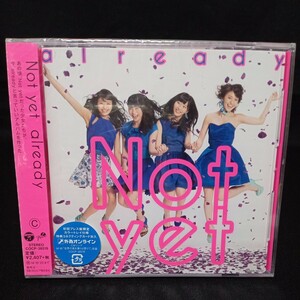 【184】未開封CD　Not yet　「already」初回プレス限定カラートレイ仕様