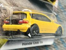 HW Hot WHeels ホットウィール FAST TUNERS FAST & FURIOUS Honda Civic ホンダ シビック EG EG6 ワイルドスピード ワイスピ イエロー_画像4