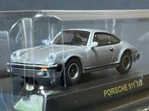 京商 1/64 ポルシェミニカーコレクション2 PORSCHE 911 SC シルバー_画像2