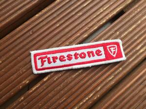 【70's Firestone ワッペン】ファイヤーストーン