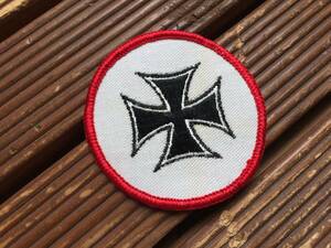 [70's iron cross badge ] Vintage hot rod chopper hot rod 