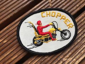 【70's CHOPPER ワッペン】ビンテージ チョッパー ボバー ハーレー