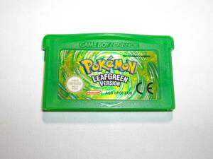 海外版　正規品　GBA ポケットモンスター　リーフグリーン　欧州版　ポケモン　ゲームボーイアドバンス　POKEMON LEAF GREEN