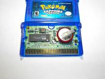 海外版 正規品 GBA ポケットモンスター　サファイア　英語版　北米版　ポケモン　ゲームボーイアドバンス POKEMON SAPPHIRE ADVANCE_画像2