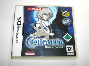 海外版 DS 悪魔城ドラキュラ　蒼月の十字架　正規品　castlevania dawn of sorrow キャッスルヴァニア